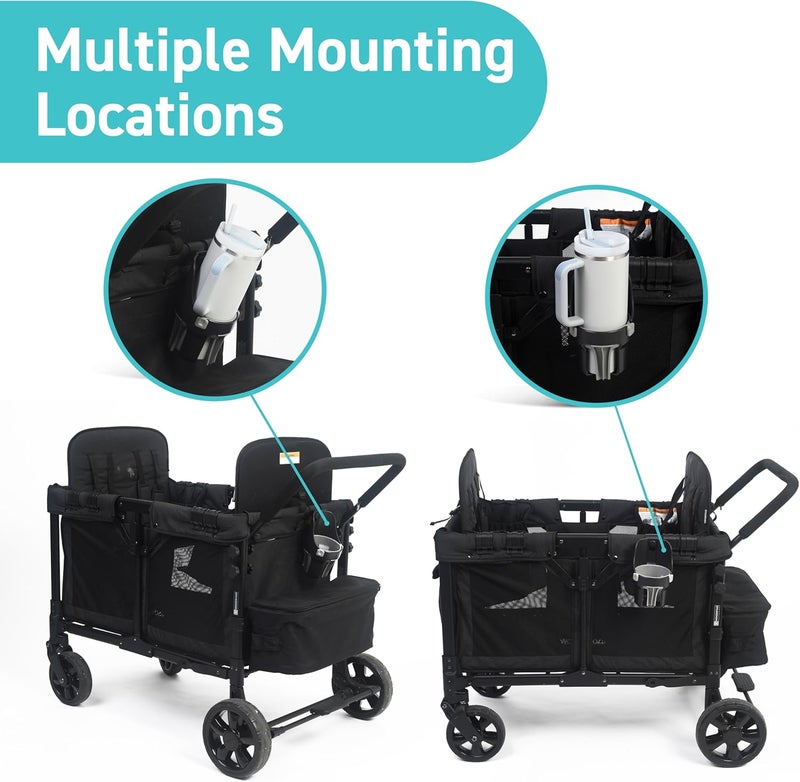 Tributary Brands Large Cup Holder Compatible with Wonderfold Wagon - Large Cup Holder Attachment Designed for Wonderfold Wagon W2 and W4 Accessories - Image 3